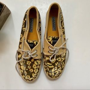 Sperry classic topsiders boat shoes - Leopard print, size 8